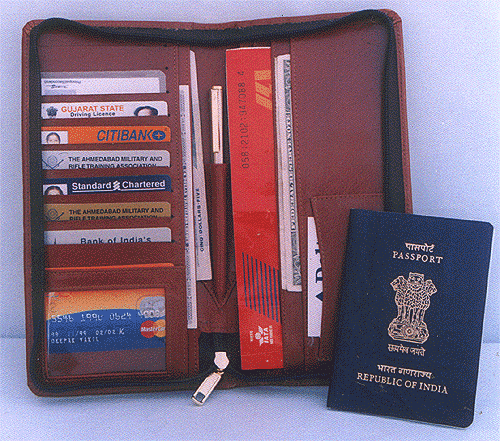 Travel Document Case - Cognac (3-370)