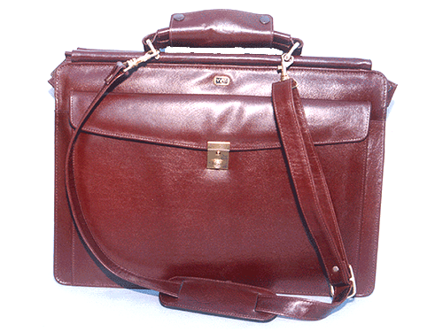 Expandable Office (Ranjit) Bag With Combination Lock Cognac (9407)
